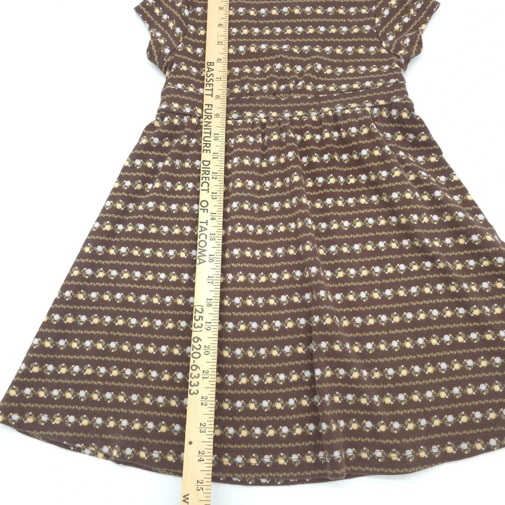Vintage Gymboree 2006 Girls Floral Stripe Dress Size 6